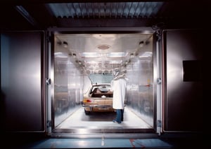 imat-uve environmental simulation solar simulation SoSi climate chamber 46sqm classic car