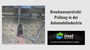 Druckwasserstrahlpruefung