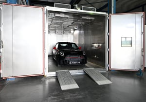 imat Prüflabor Umweltsimulation Klimaprüfungen Klimakammer Gesamtfahrzeug